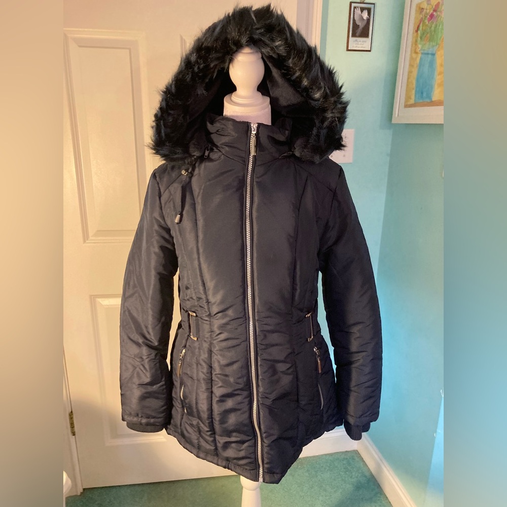 Women's Faux Fur Hooded Jacket